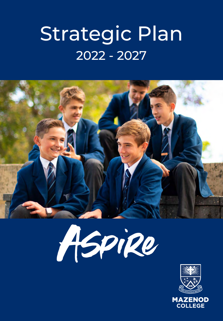 The cover page of Mazenod College Perth WA