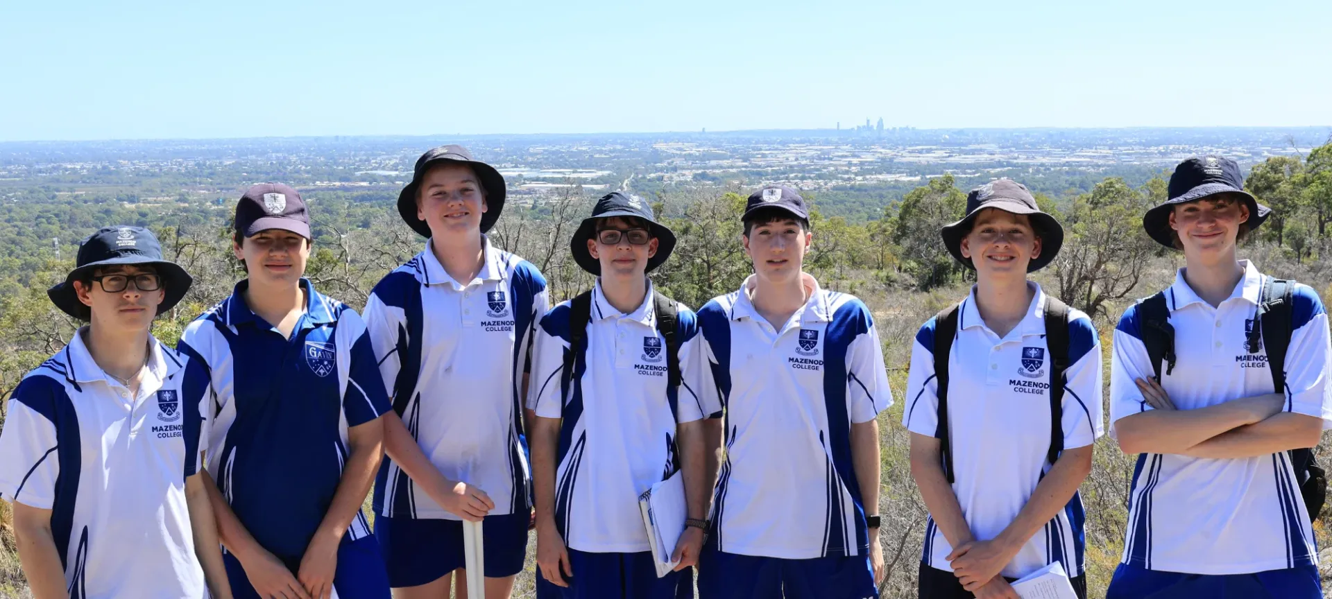 Outdoor Education Students at Mazenod College